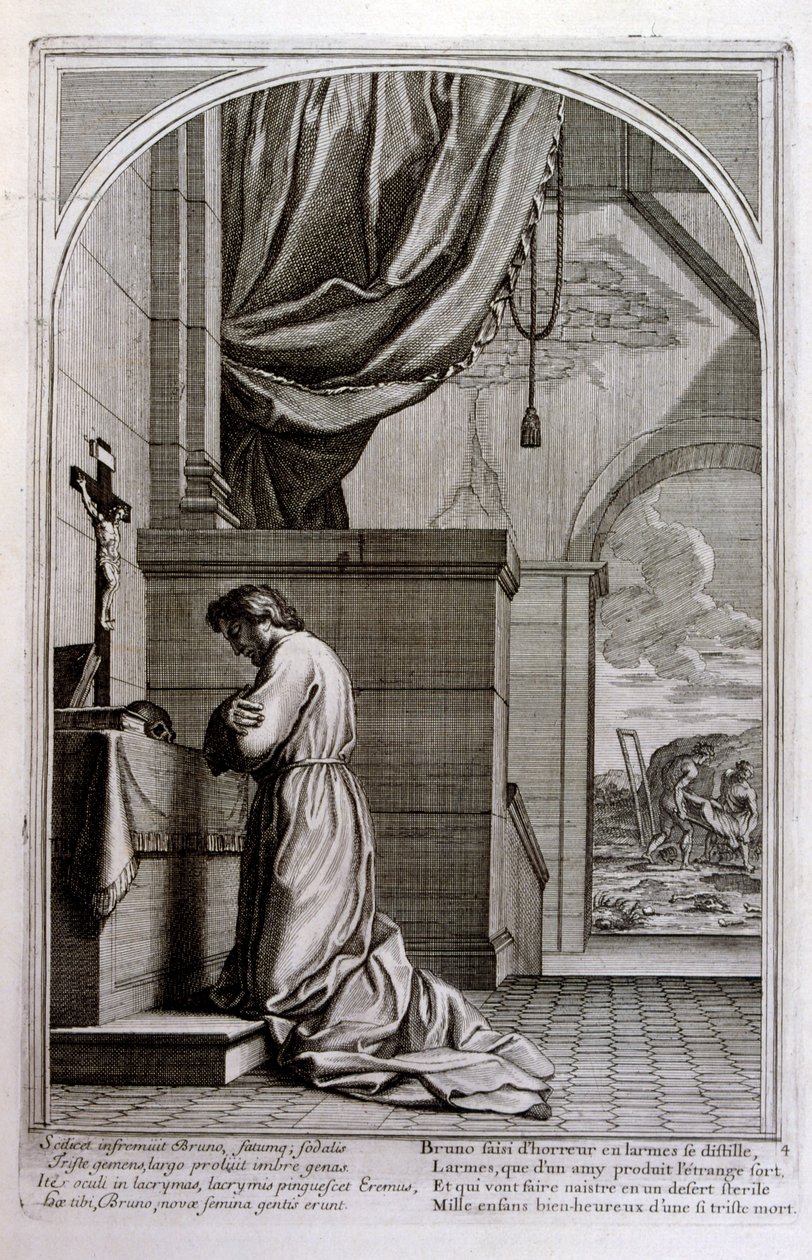 Incisione di Francois Chauveau 1680 