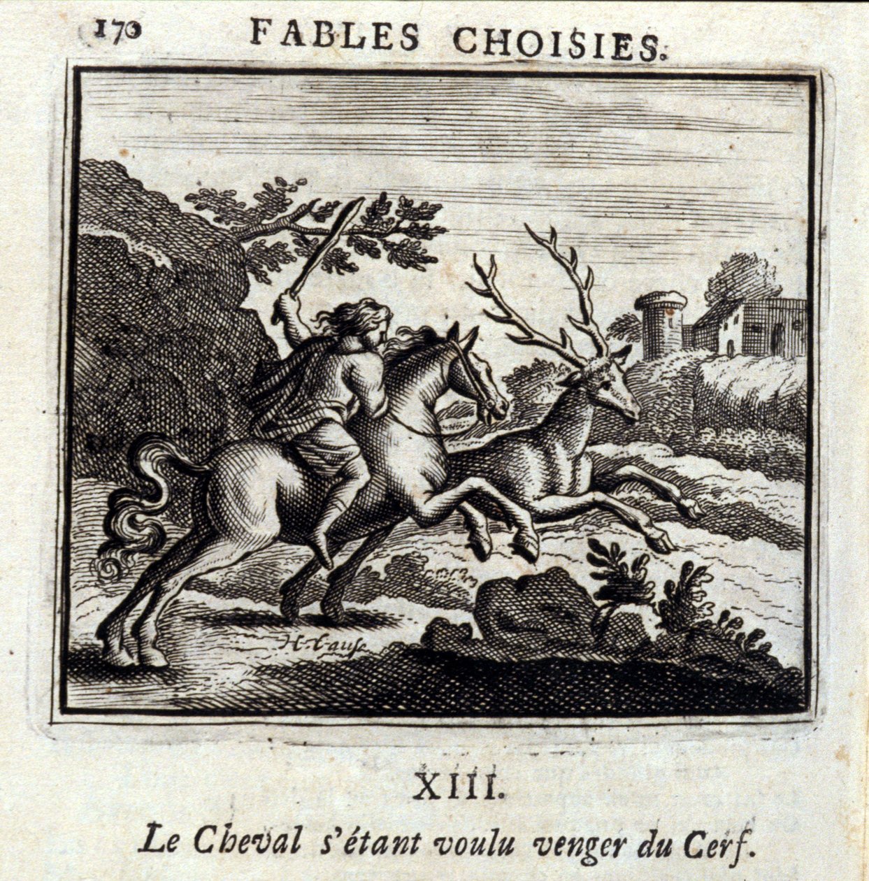 Il cavallo voleva vendetta per il cervo da Francois Chauveau