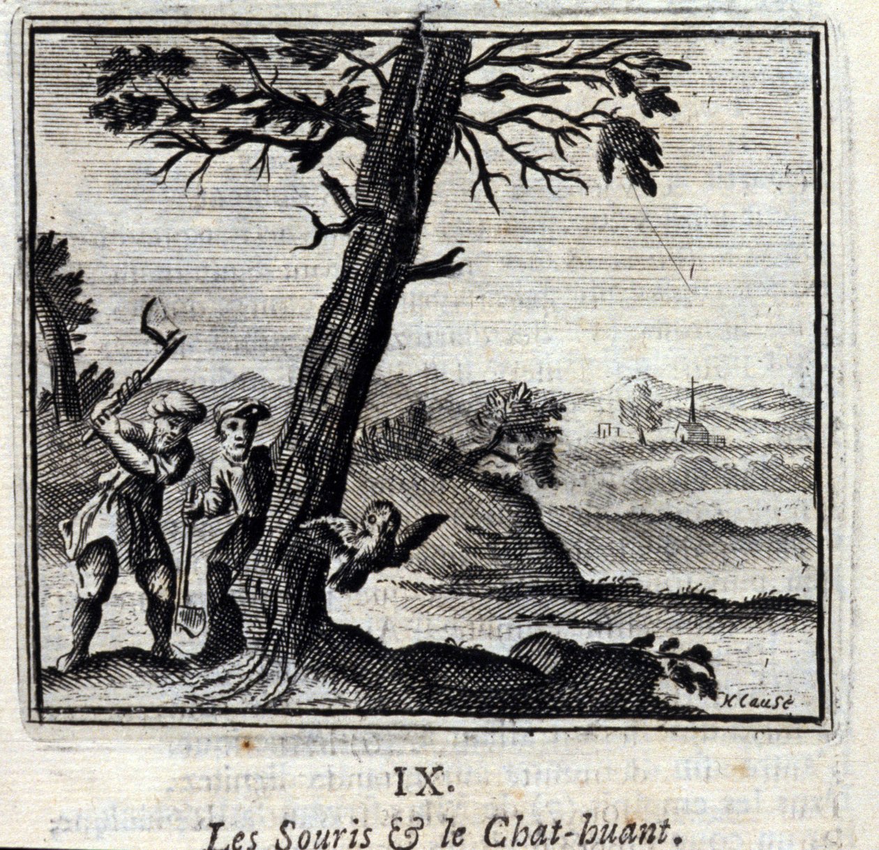 I topi e il gatto gufo da Francois Chauveau