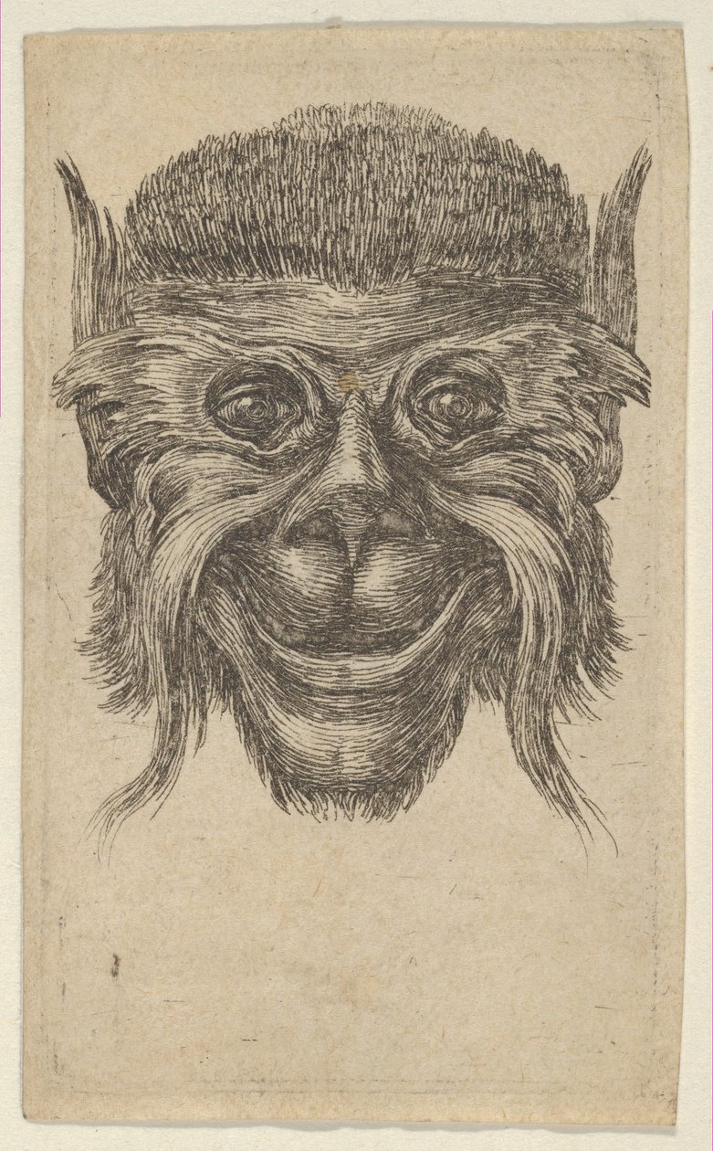 Maschera di Scimmia, da Divers Masques, ca. 1635-45 da Francois Chauveau
