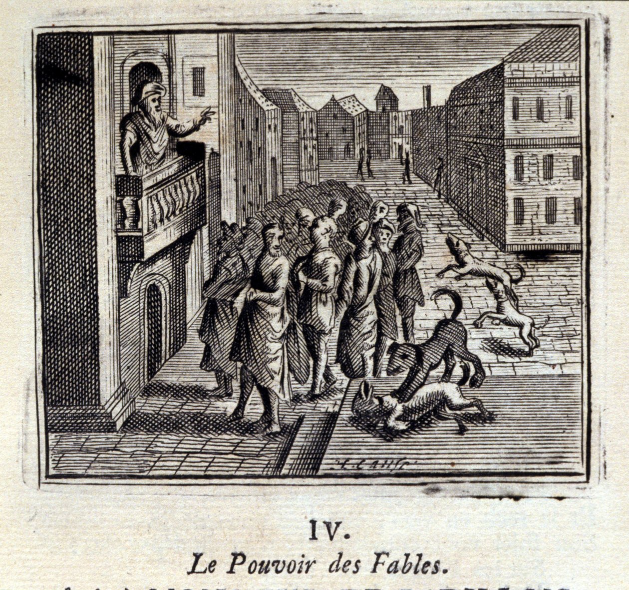 Il potere delle favole. Favole di Jean de La Fontaine. Illustrazione di François Chauveau. Edizione del 1728. da Francois Chauveau