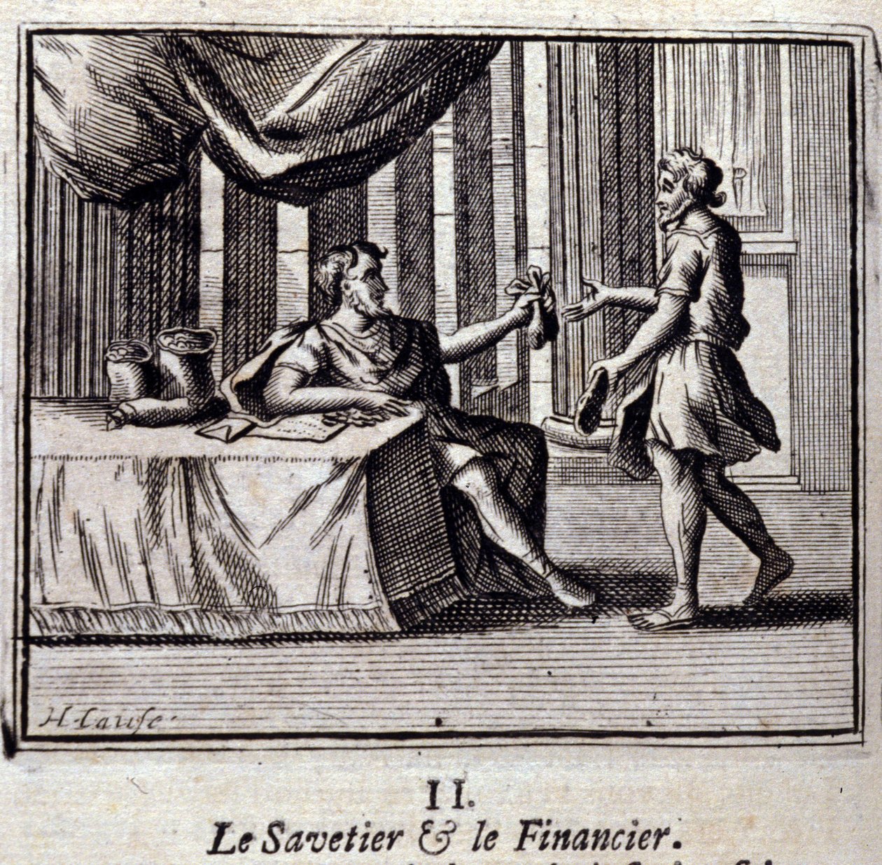 Il calzolaio e il cercatore da Francois Chauveau