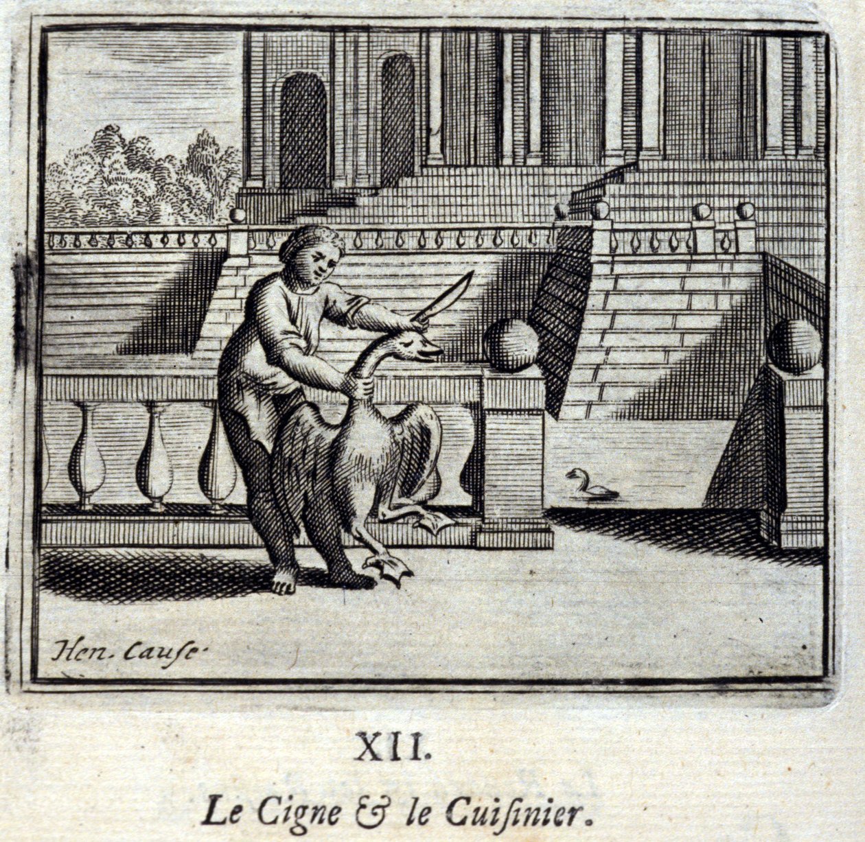 Il cigno e il cuoco da Francois Chauveau