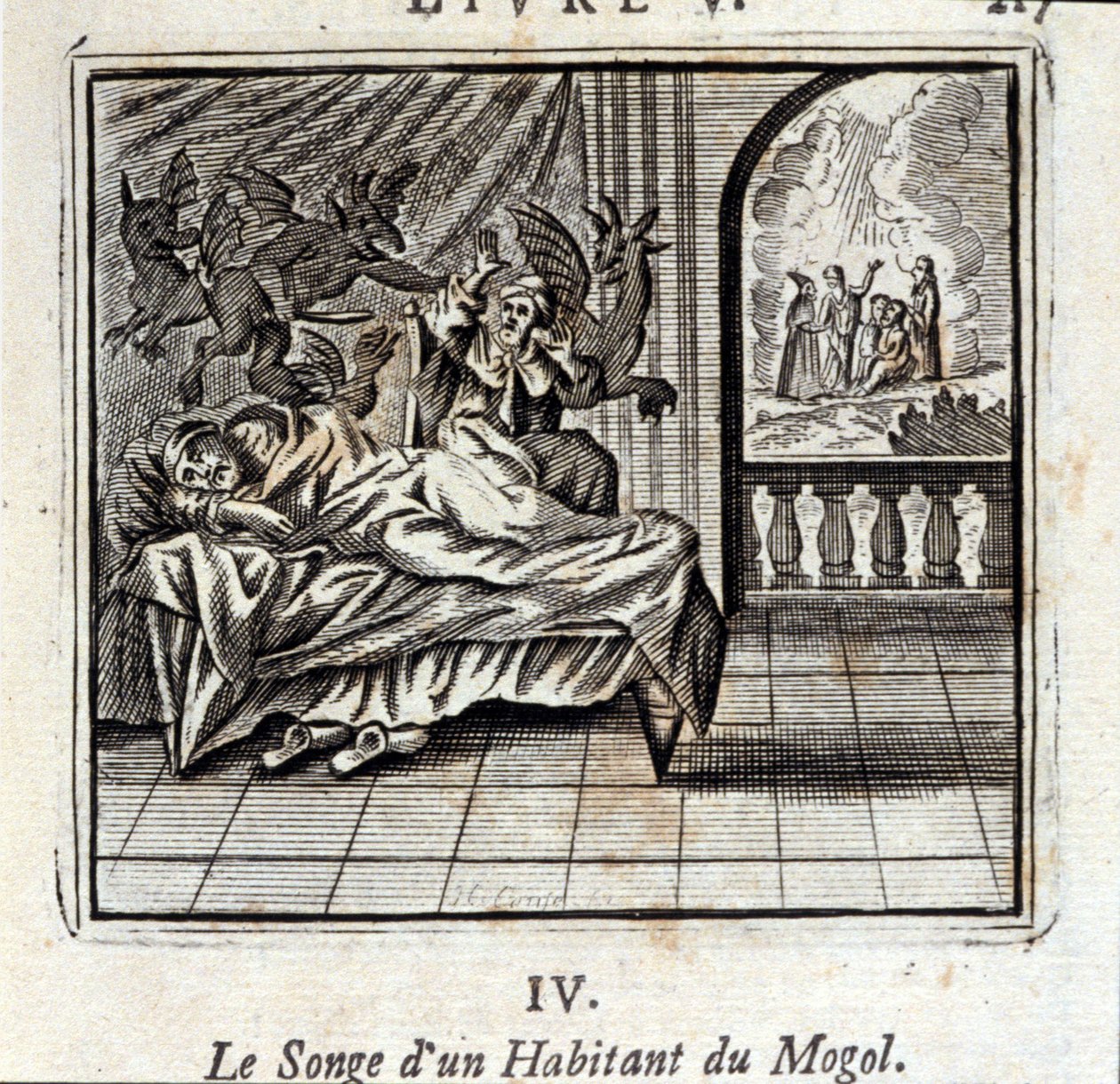 Il sogno di un residente mogol da Francois Chauveau