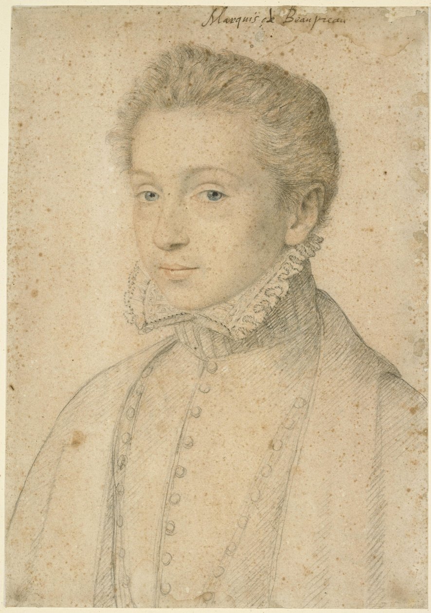 Ritratto di Henri de Bourbon, marchese di Beaupréau da François Clouet