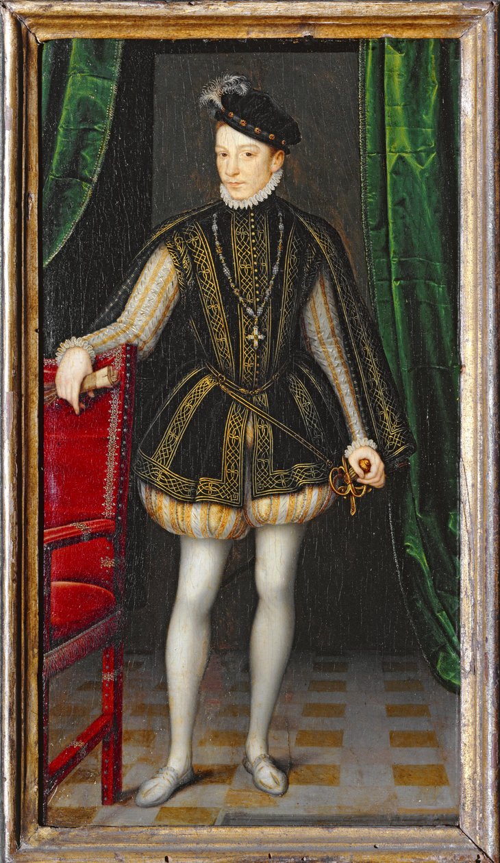 Carlo IX, re di Francia - Carlo IX, re di Francia ... da François Clouet