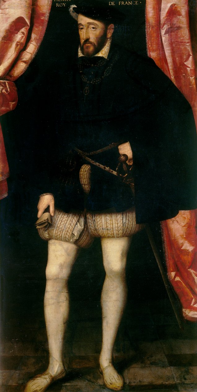 Ritratto di Enrico II di Francia da François Clouet