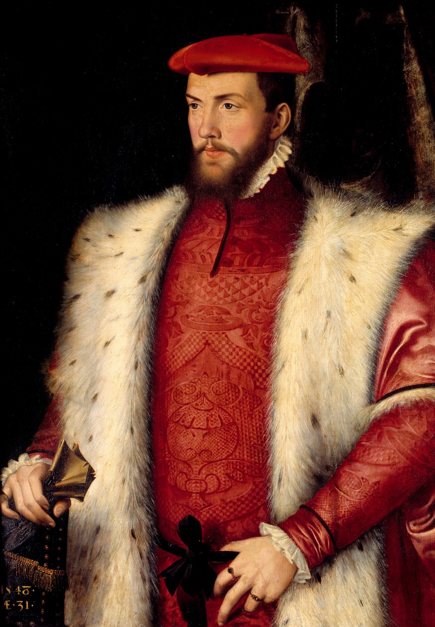 Ritratto di Odet de Coligny, Cardinale di Chatillon da François Clouet