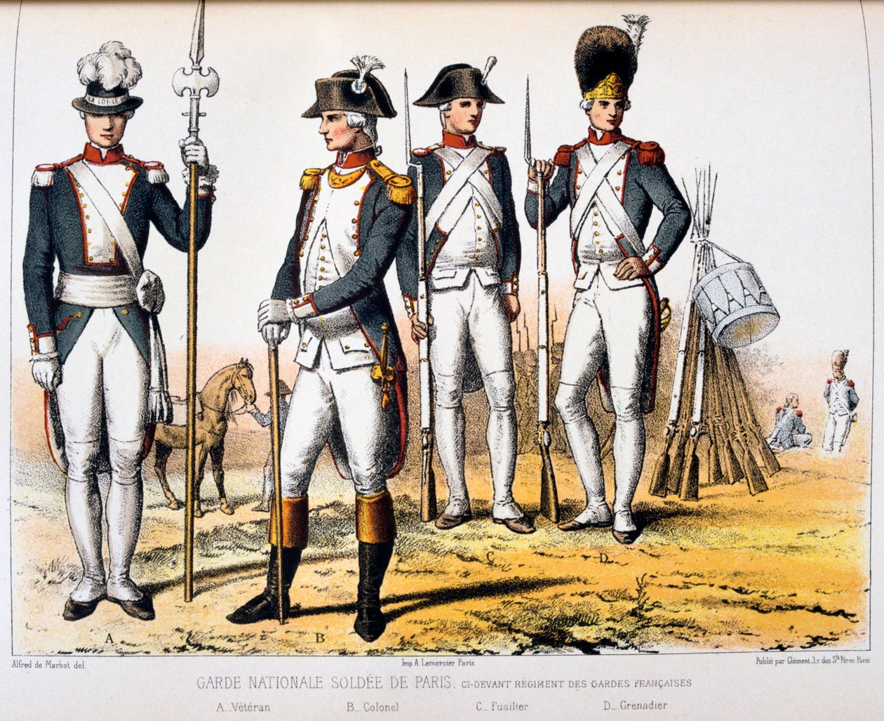 Garde Nationale Soldée de Paris da Francois Cudet