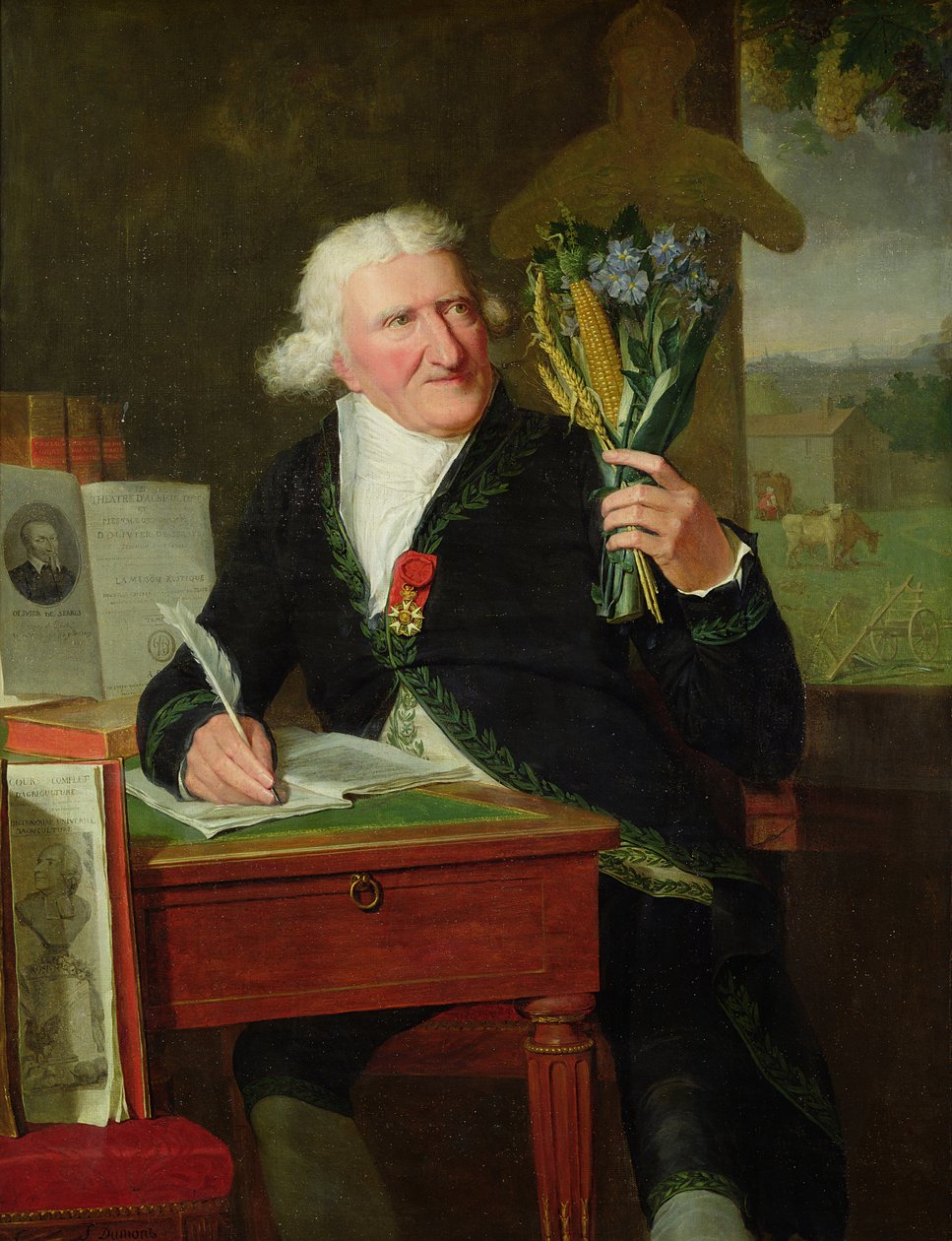 Ritratto di Antoine Parmentier da Francois Dumont