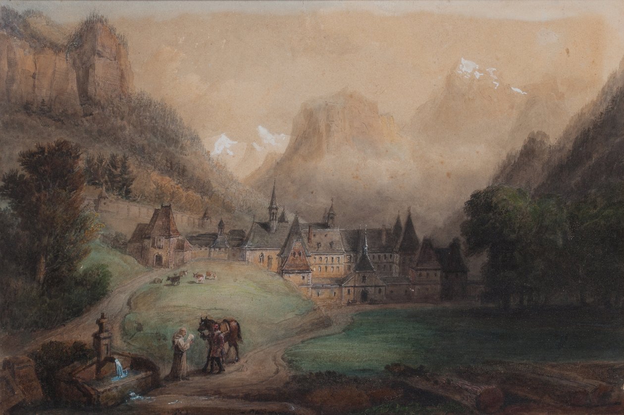 La Grande Chartreuse da Francois Edme Ricois