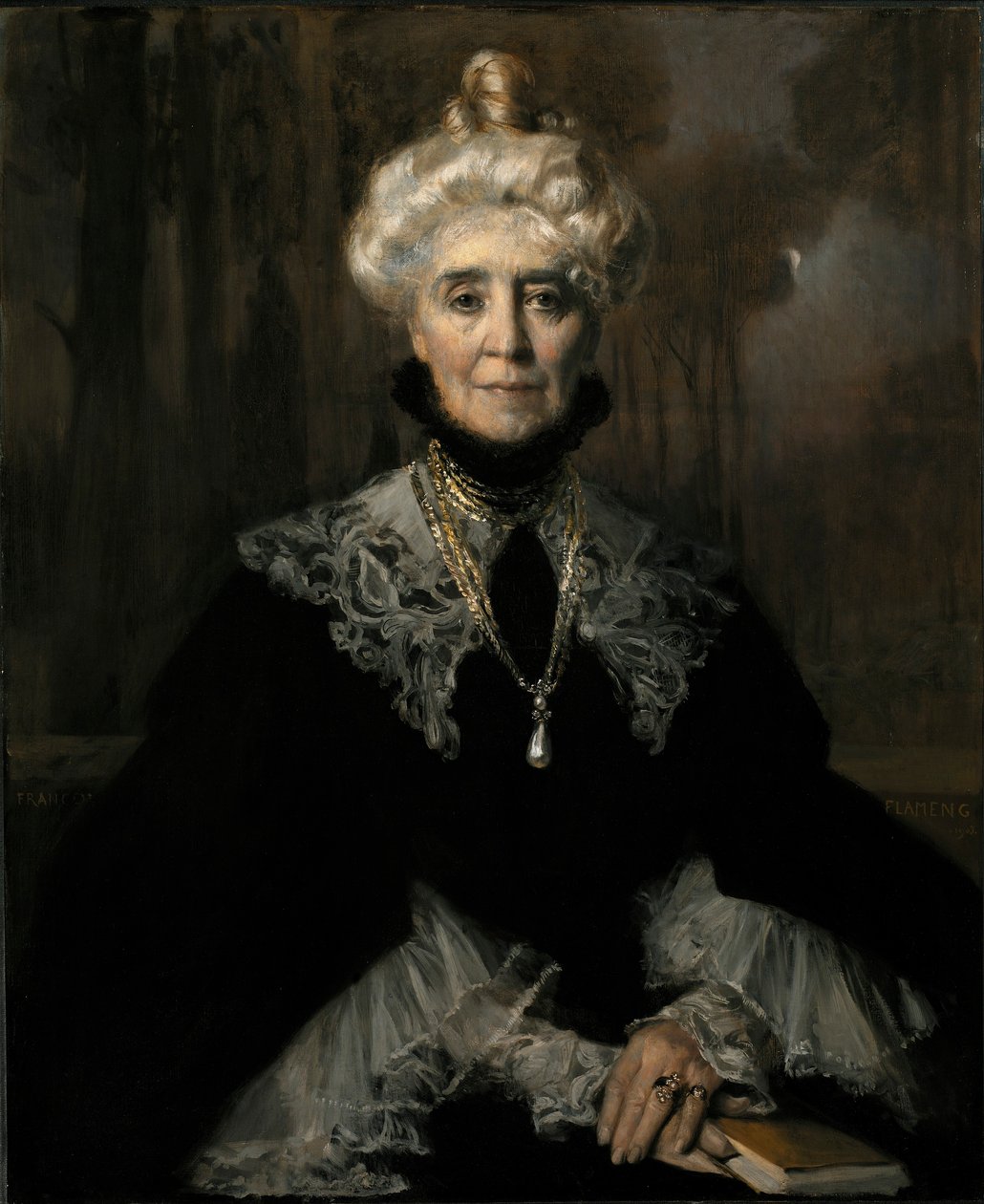 Signora Adeline M. Noble da Francois Flameng