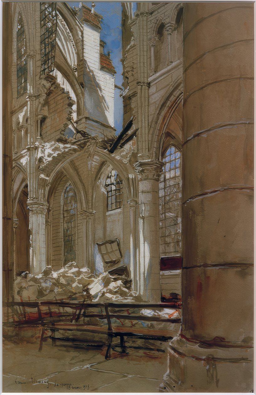 Soissons, 18 maggio 1915 da Francois Flameng
