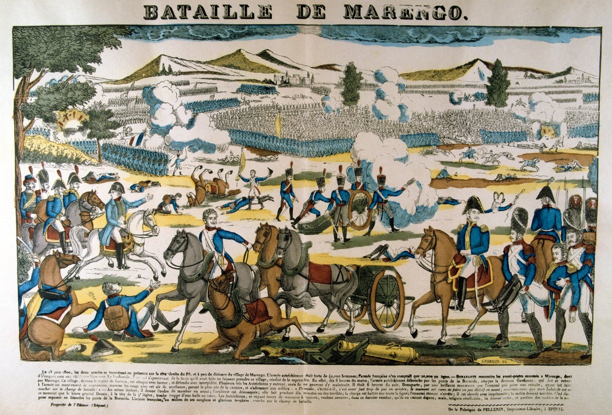 Battaglia di Marengo, 13 giugno 1800 da Francois Georgin
