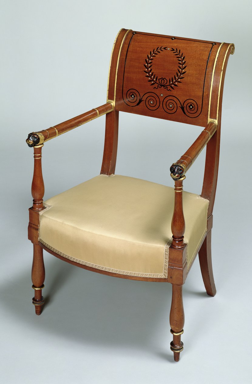 Poltrona di Fontainebleau, 1796-1803 da Francois Honore Georges Jacob Desmalter