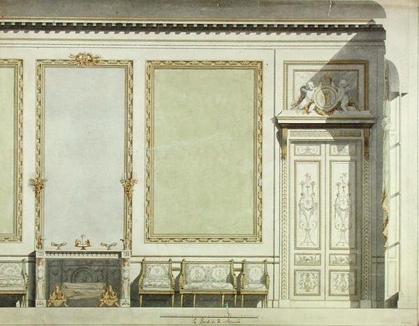 Progetto per la Casa della Duchessa di Mazarin, c.1777 da Francois Joseph Belanger