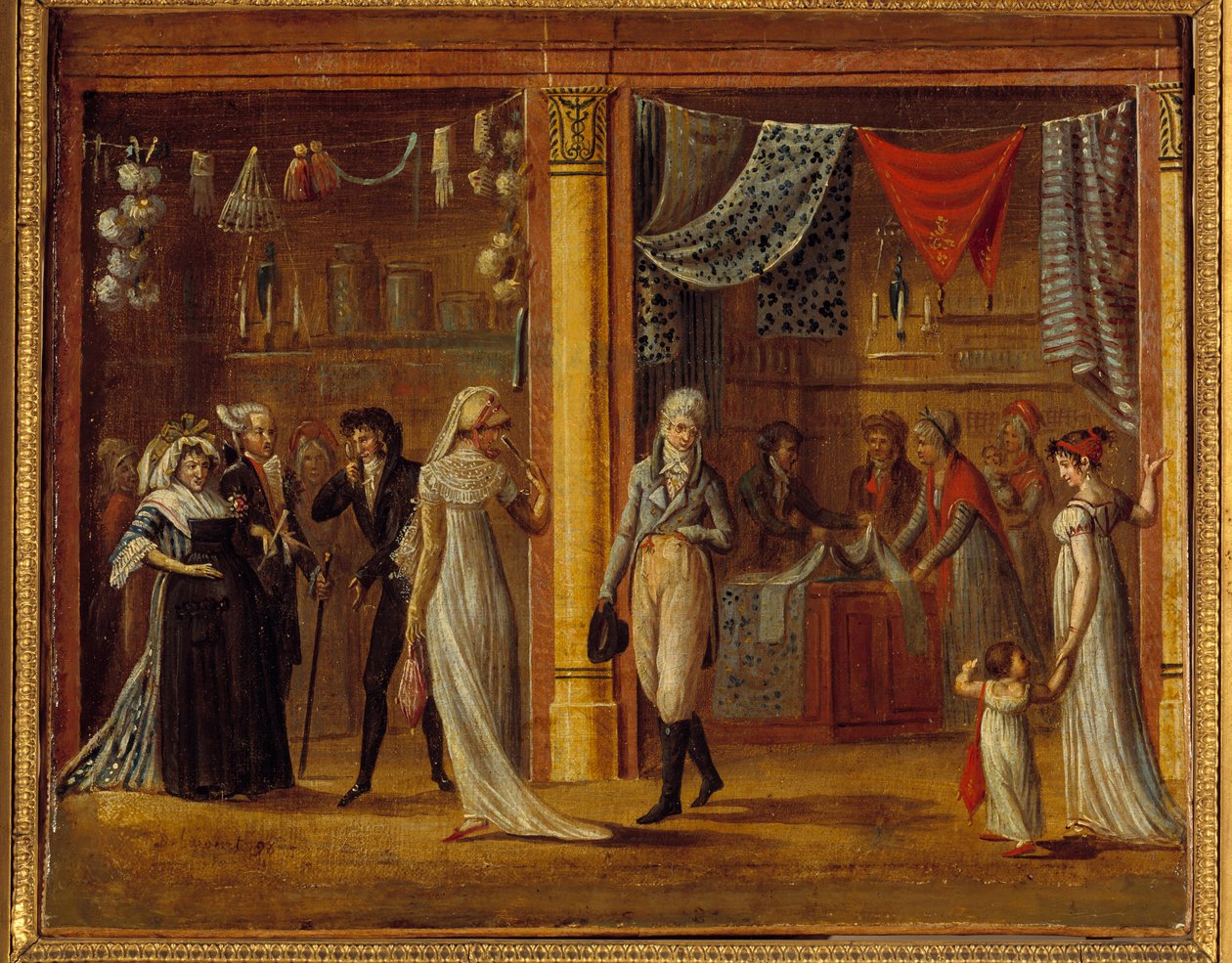 La galleria di legno del Palazzo Reale da Francois Joseph baron Bosio