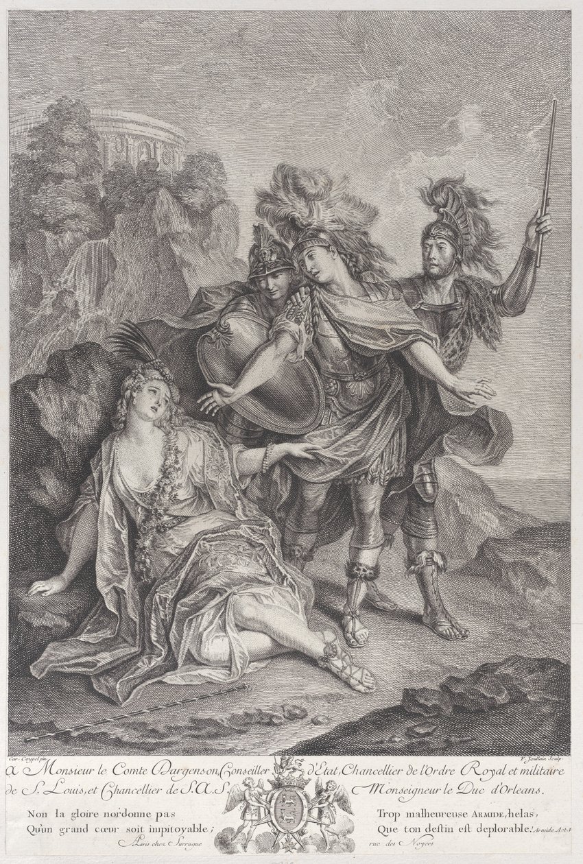 Rinaldo abbandona Armida da Francois Joullain