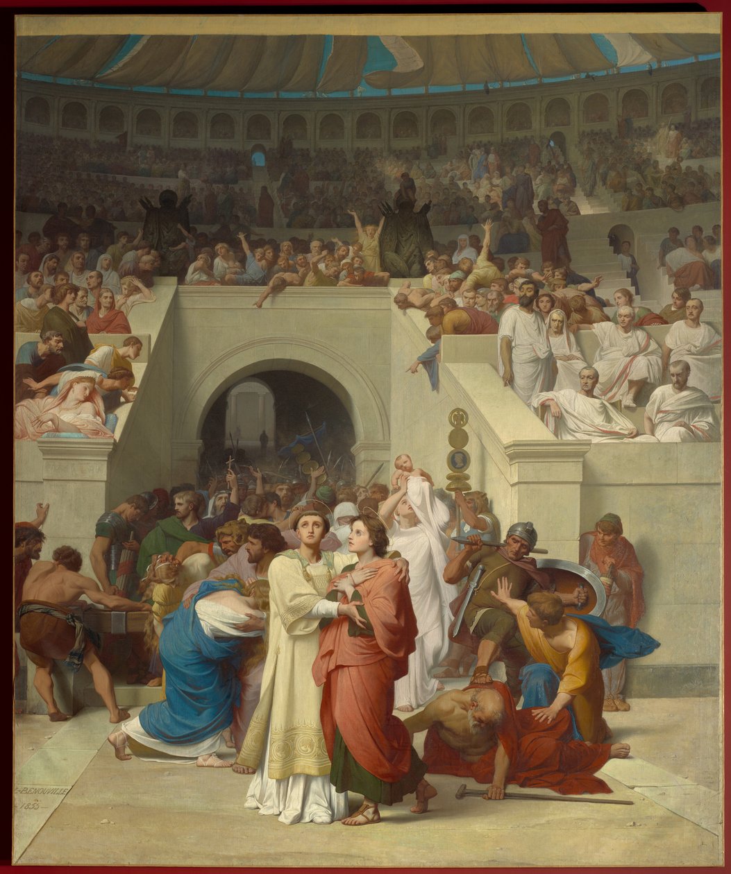 I martiri cristiani entrano nell