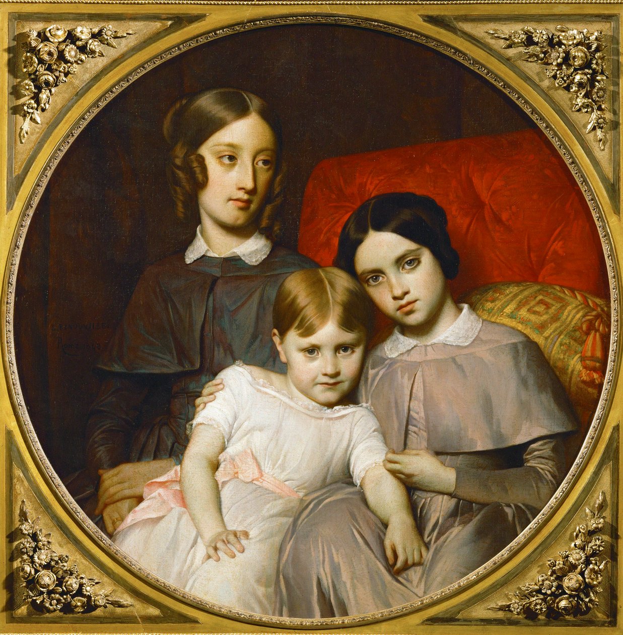 Le tre figlie di Alphonse Jacob Desmalter ... da Francois Leon Benouville