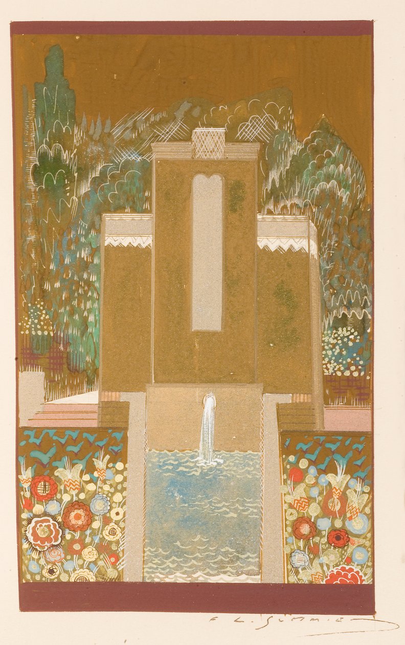 Il Cantico dei Cantici, lacca di Jean Dunand da Francois-Louis (after) Schmied