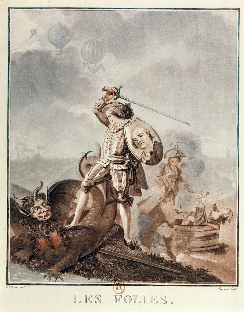 Figaro in combattimento con un