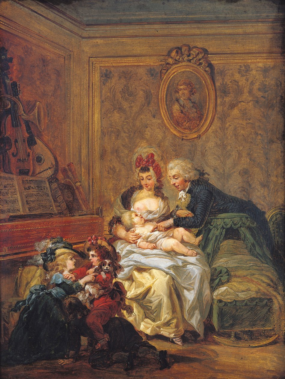 La soddisfazione del matrimonio o, La famiglia felice da Francois Louis Joseph Watteau