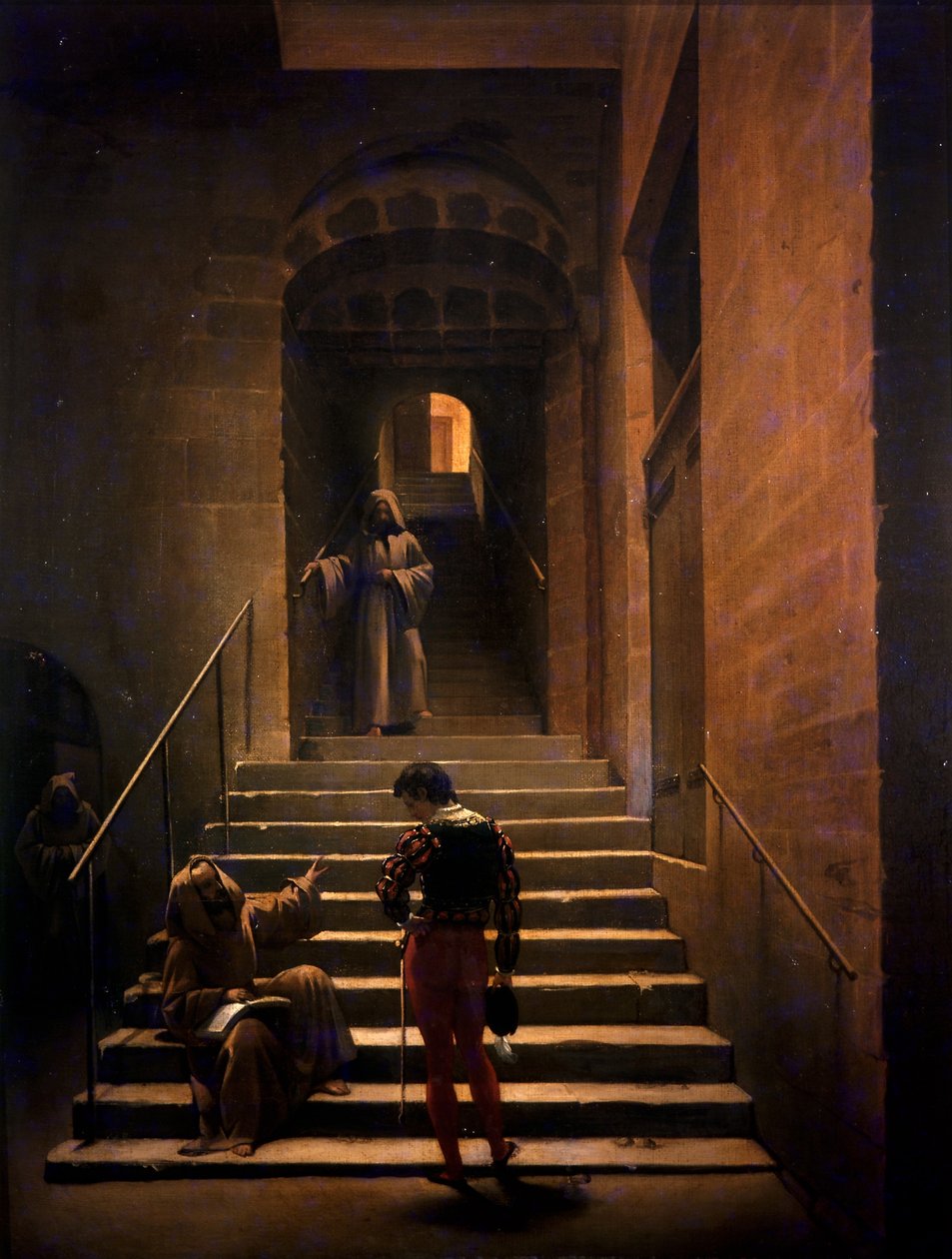 Interno di un convento a Roma da Francois Marius Granet