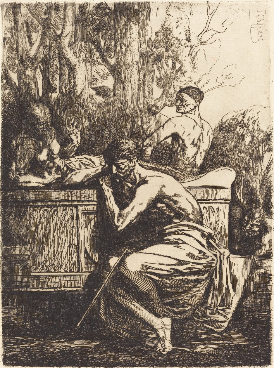 Meditazione da Francois Nicolas Chifflart