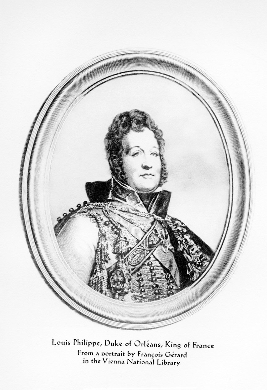 Re Luigi Filippo di Francia da Francois Pascal Simon (after) Gerard
