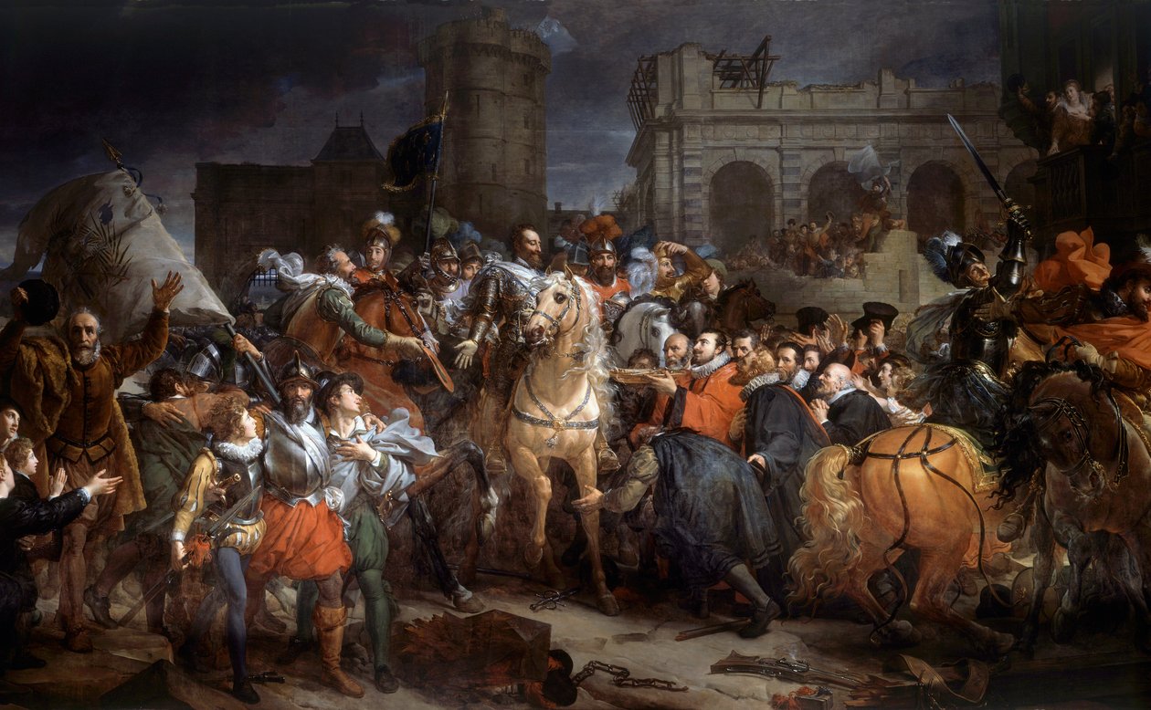 Entrata di Enrico IV a Parigi, 22 marzo 1594 da Baron François Pascal Simon Gérard