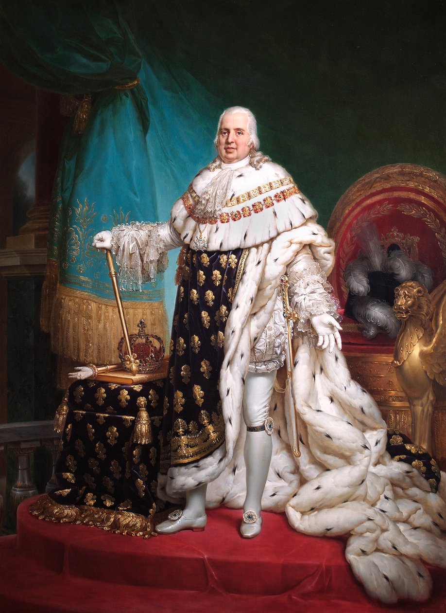 Luigi XVIII da Baron François Pascal Simon Gérard