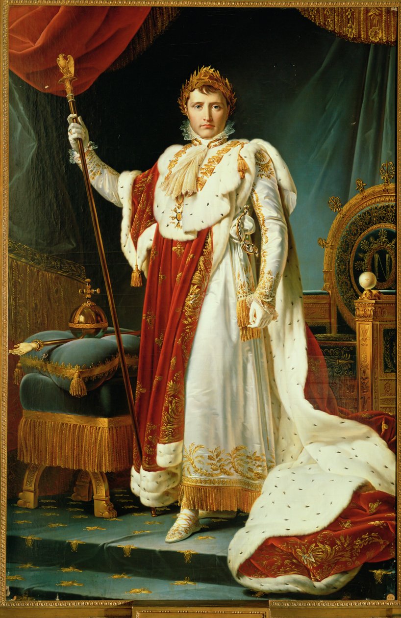 Napoleone I in costume da incoronazione ... da Francois Pascal Simon Baron Gerard