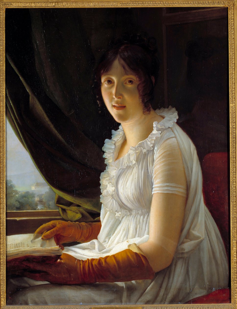 Ritratto di Madame Barbier Walbonne (1763-1837) moglie del pittore Jacques Luc Barbier da Baron François Pascal Simon Gérard