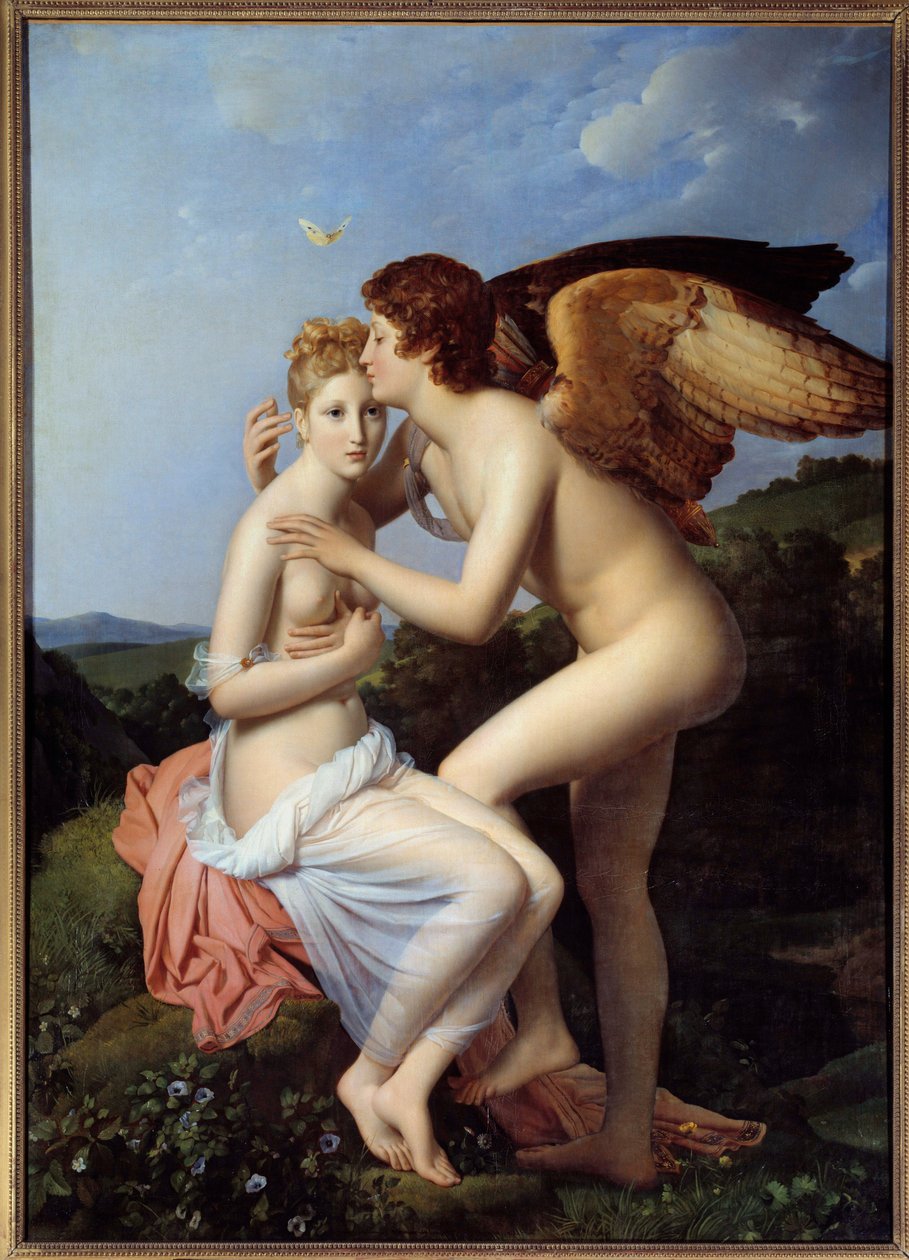 Psiche e Amore Dipinto di François Gérard (1770-1837) 1798 da Baron François Pascal Simon Gérard