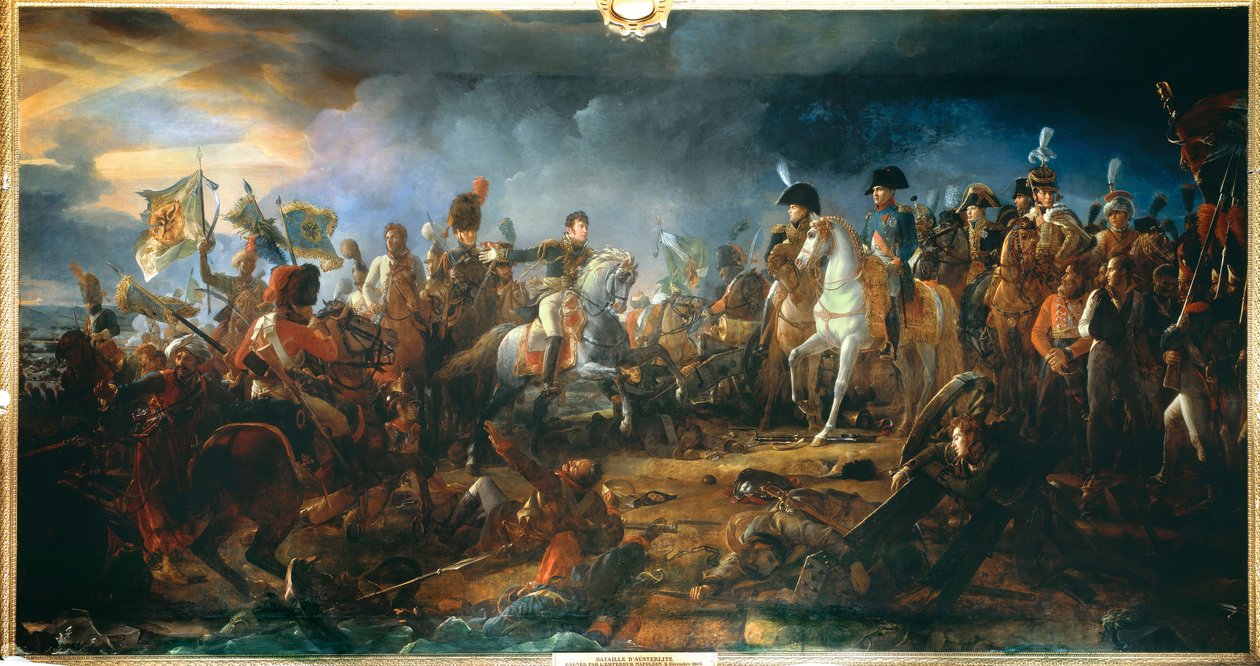La battaglia di Austerlitz del 2/12/1805 da Baron François Pascal Simon Gérard