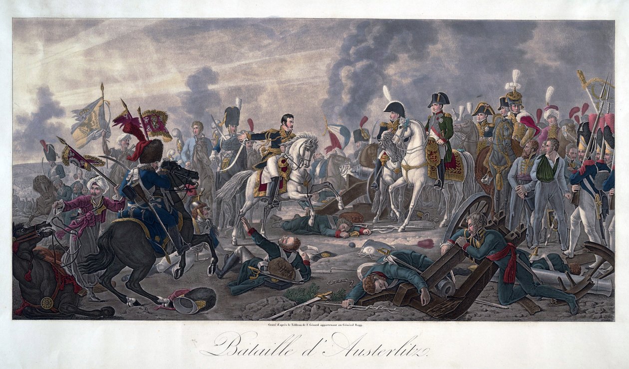 La battaglia di Austerlitz del 2 dicembre da Baron François Pascal Simon Gérard