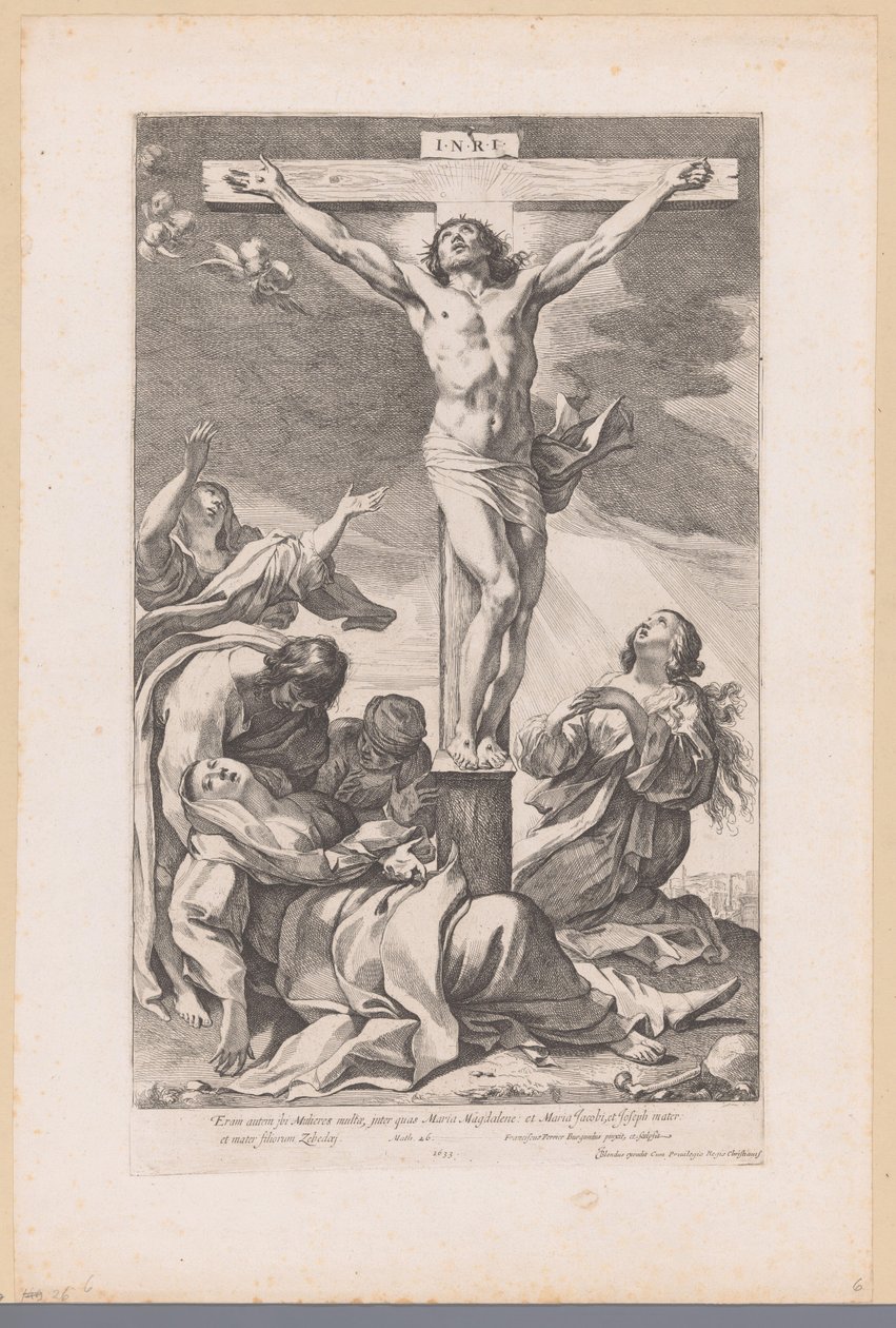 Cristo sulla croce da Francois Perrier
