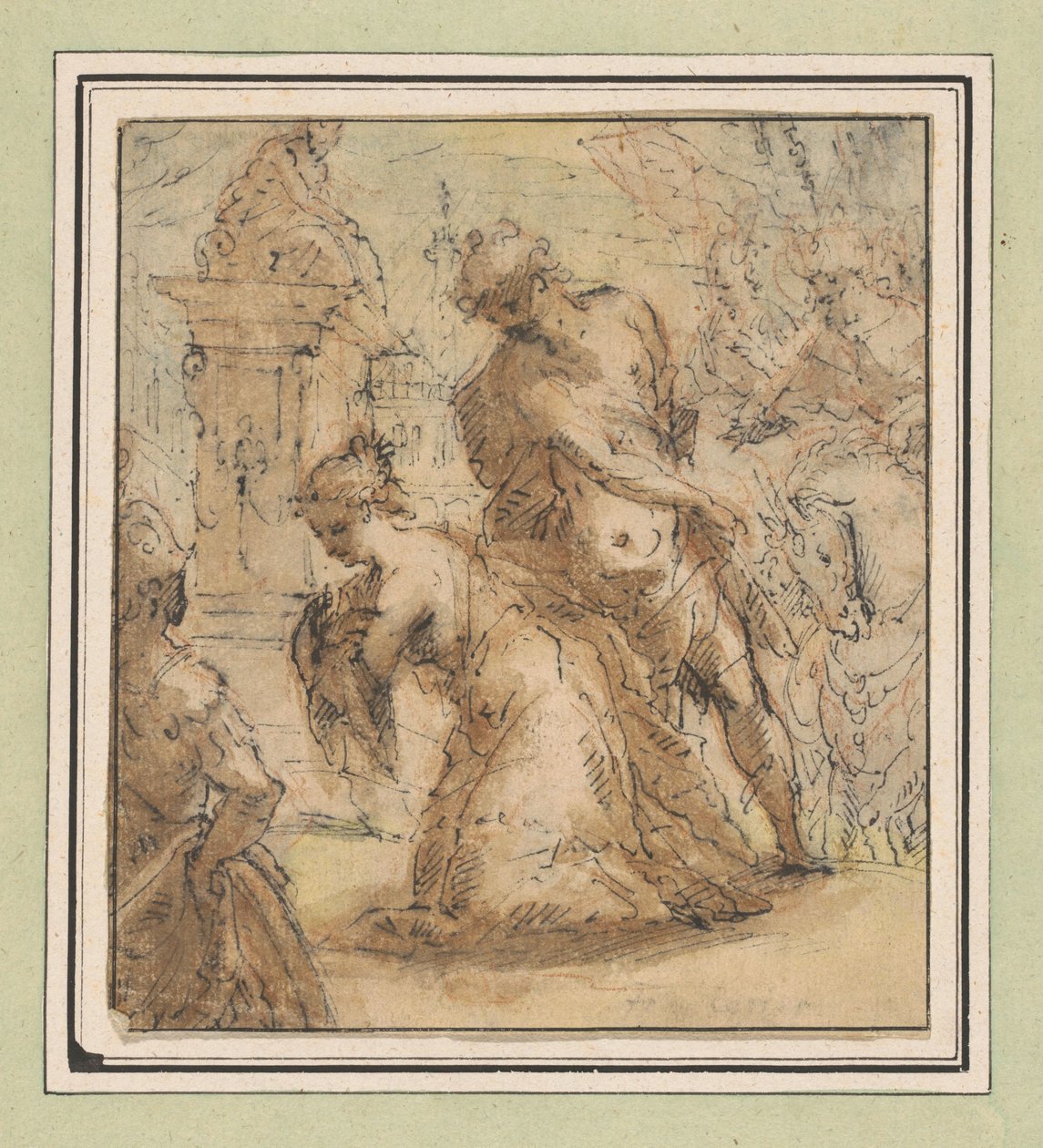 Decapitazione di un santo (Santa Caterina?) da Francois Perrier