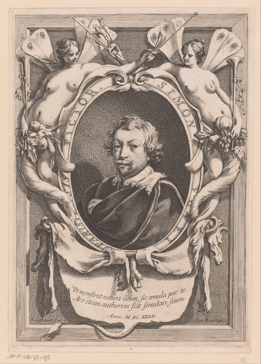 Ritratto di Simon Vouet da Francois Perrier