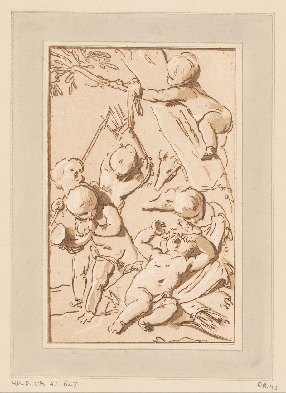 Amori a riposo dopo la caccia da Francois Philippe Charpentier