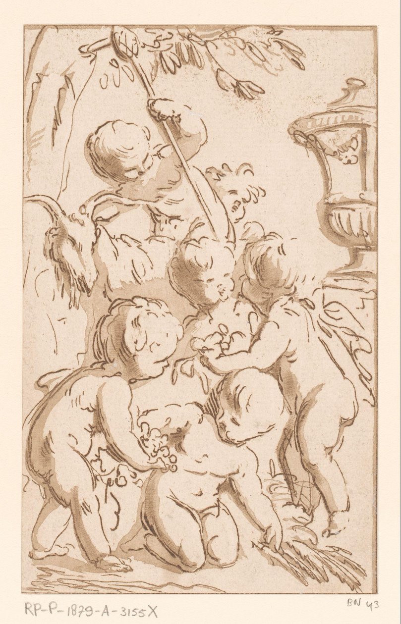 Baccanale di Amori da Francois Philippe Charpentier
