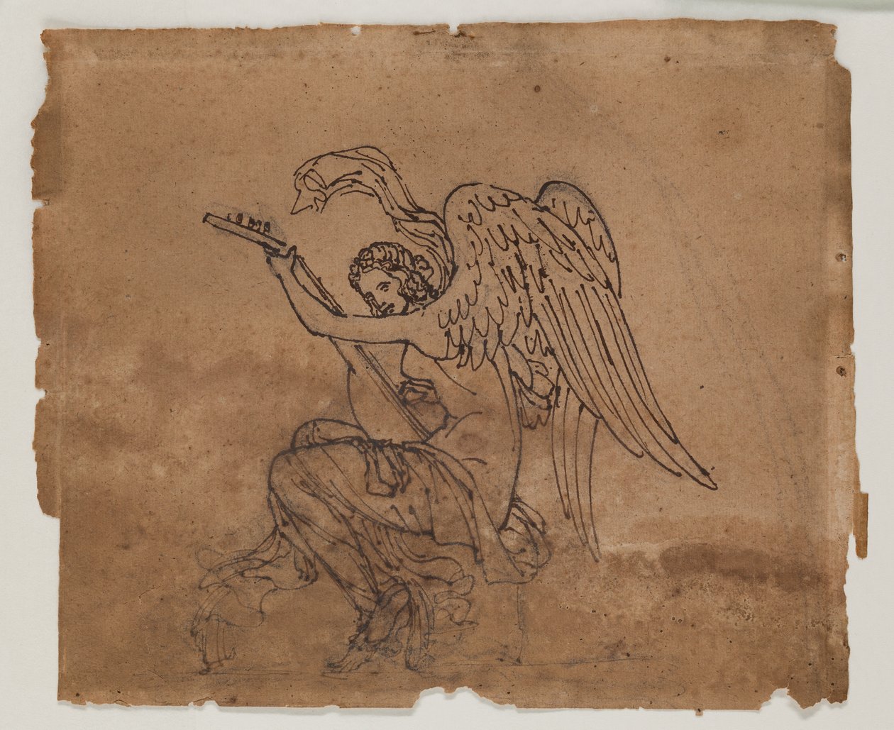 Figura allegorica con liuto (c.1825) da Francois Rude
