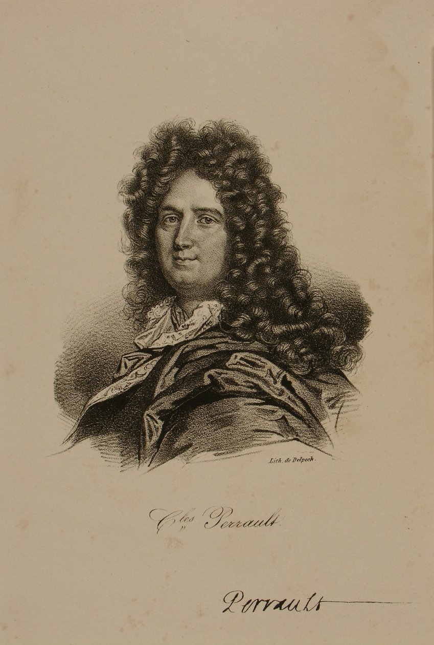 Ritratto di Charles Perrault (1628-1703) da Francois Seraphin Delpech