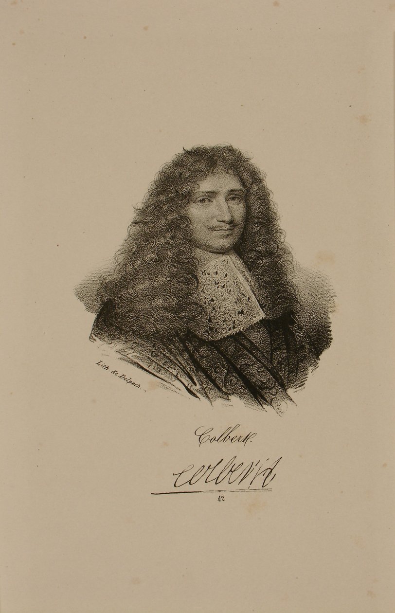 Ritratto di Jean Baptiste Colbert da Francois Seraphin Delpech
