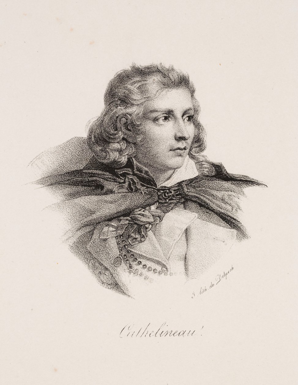 Ritratto di Jacques Cathelineau da Francois Seraphin Delpech