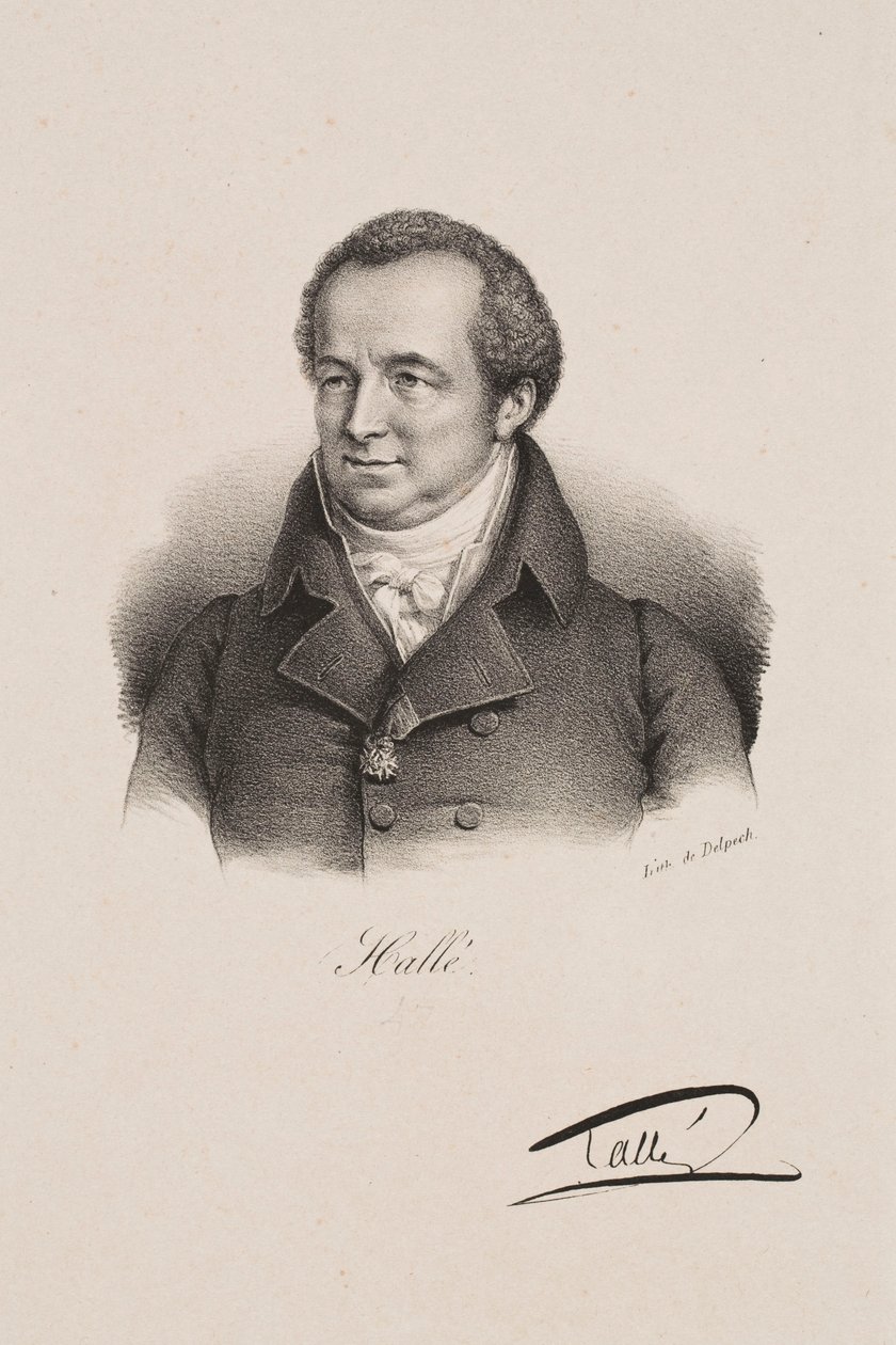 Ritratto di Karl Halle da Francois Seraphin Delpech