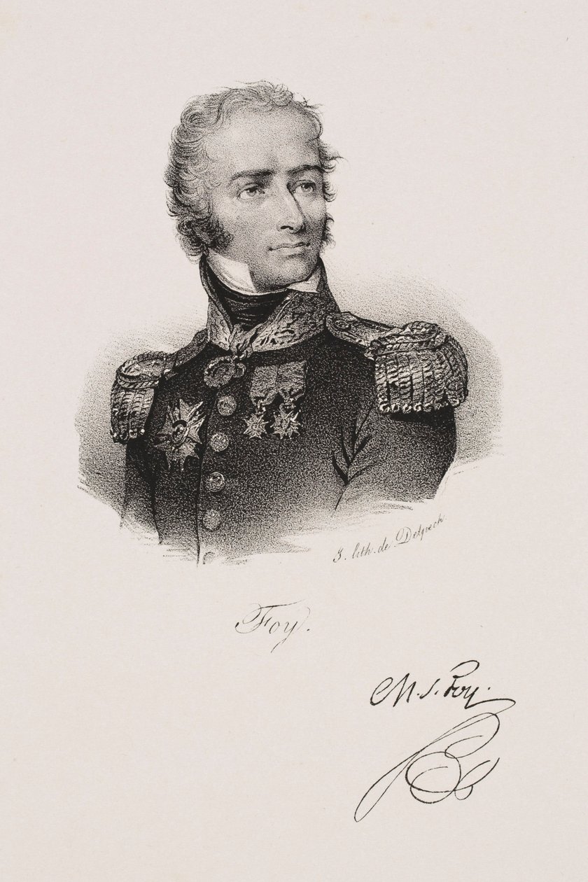 Ritratto di Maximilien Sébastien Foy da Francois Seraphin Delpech