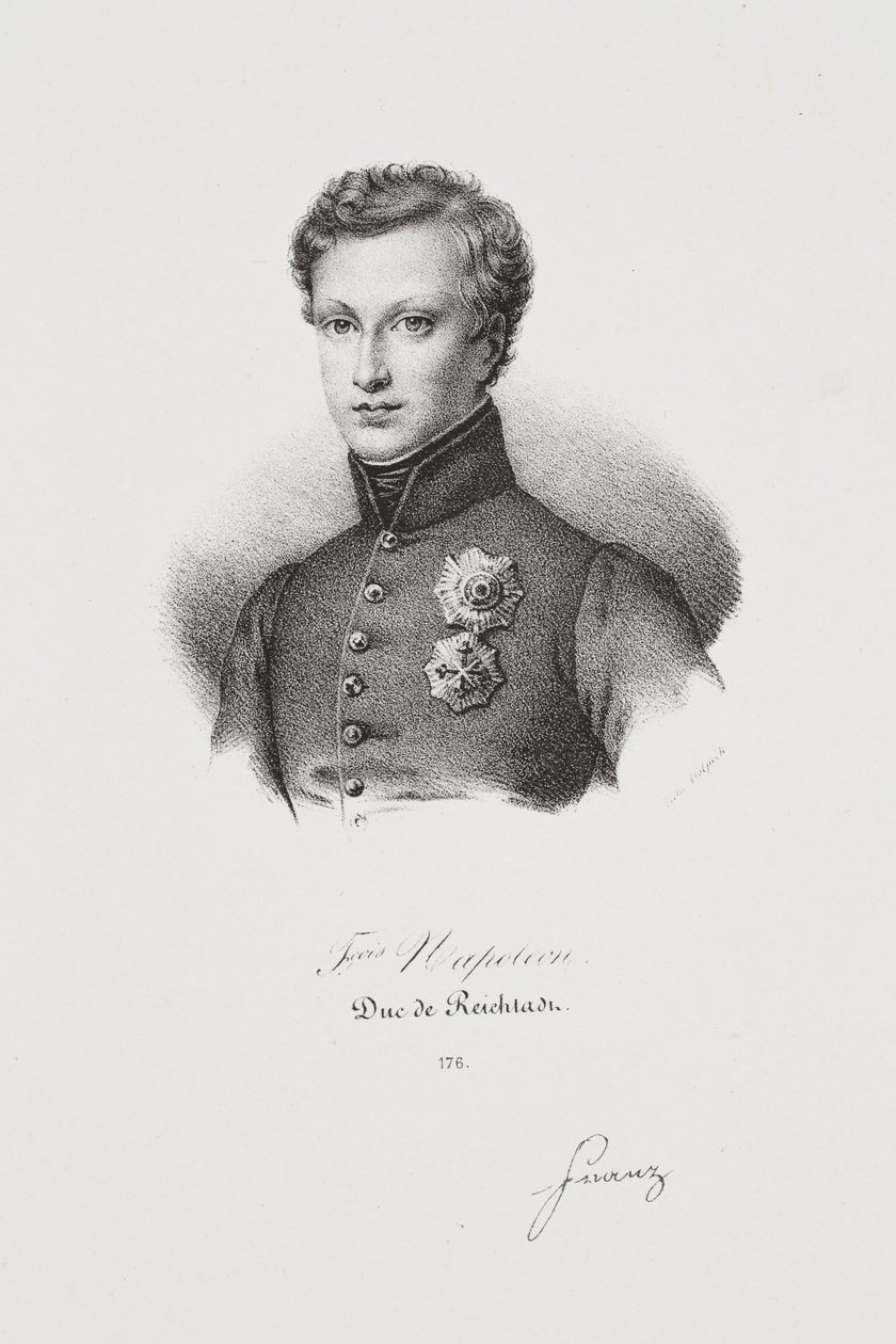 Ritratto di Napoleone II da Francois Seraphin Delpech