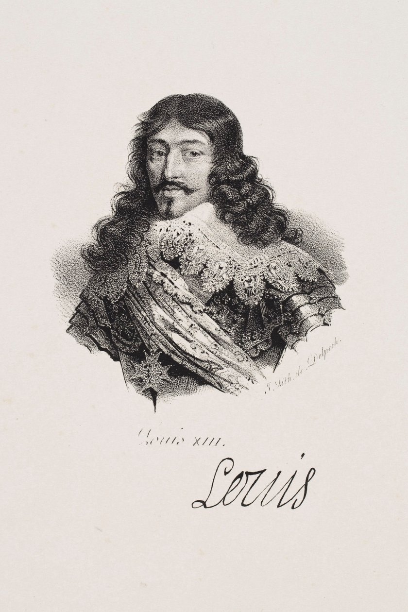 Ritratto del re Luigi XIII da Francois Seraphin Delpech